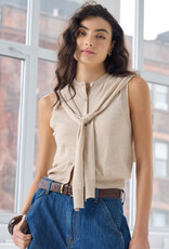 Autumn Cashmere Vest w/ Ties