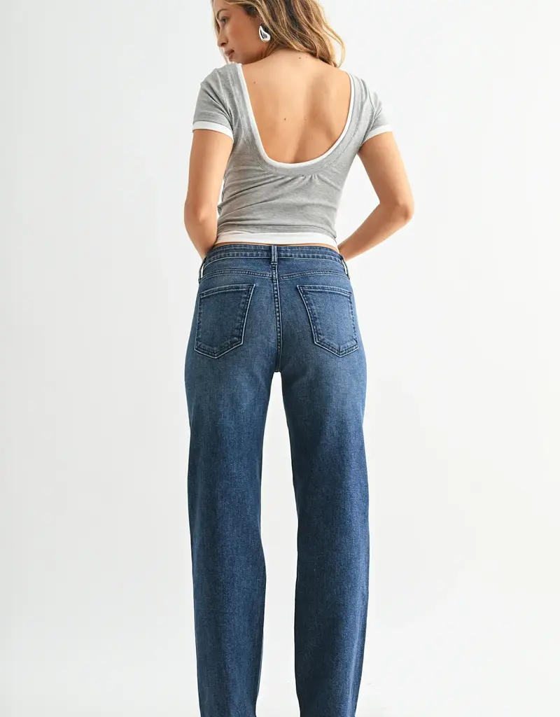 Just Black Denim Stretchy Straight