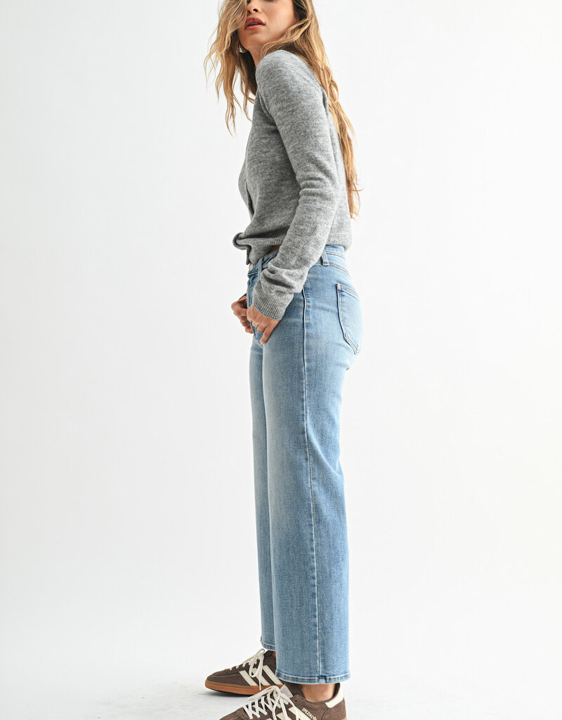 Just Black Denim HR Wide Leg