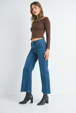 Just Black Denim HR Wide Leg