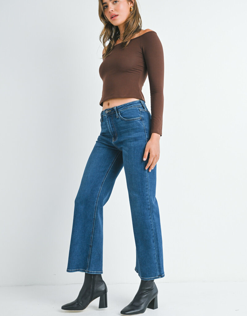 Just Black Denim HR Wide Leg