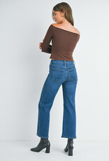 Just Black Denim HR Wide Leg