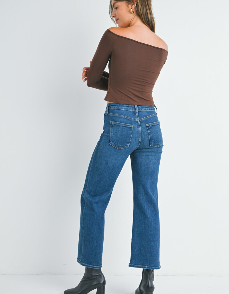 Just Black Denim HR Wide Leg