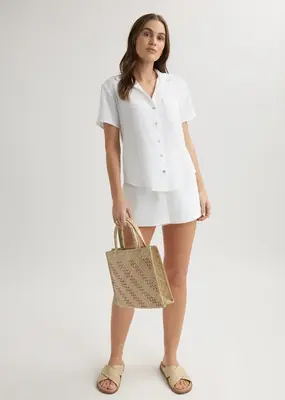 Bella Dahl Short Slv. Pkt. Button Down