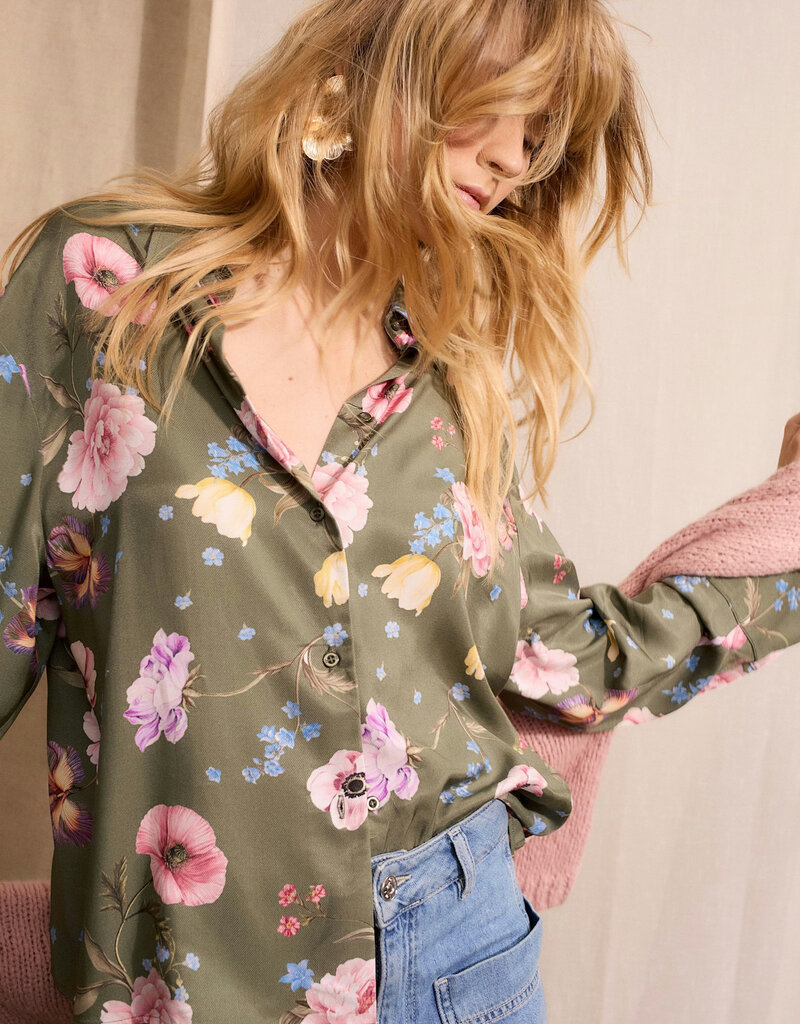 Oui Floral Blouse