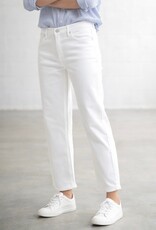 Just Black Denim Mid Rise Stretch Bow Boyfriend