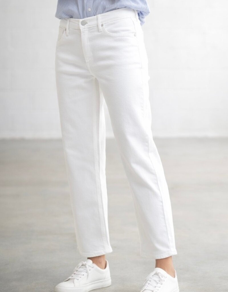 Just Black Denim Mid Rise Stretch Bow Boyfriend