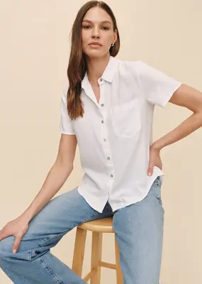 Bella Dahl Short Slv. Pkt. Button Down