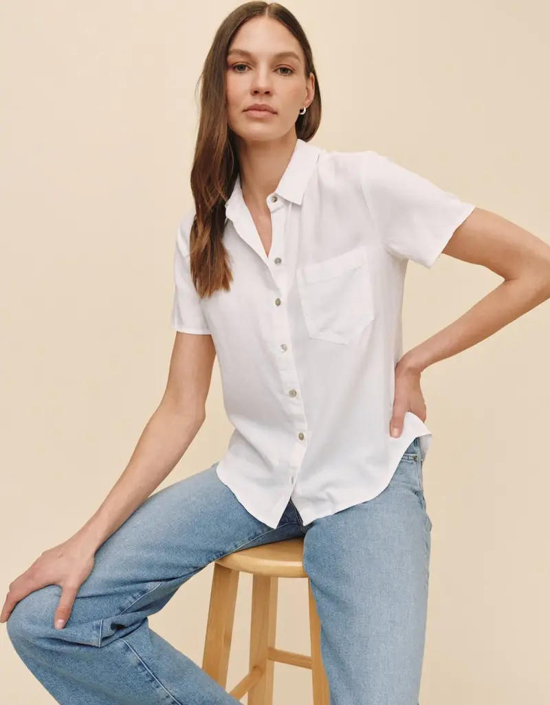 Bella Dahl Short Slv. Pkt. Button Down