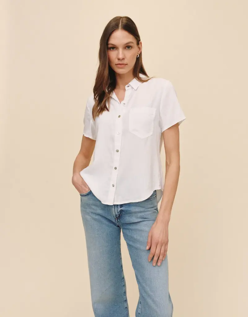 Bella Dahl Short Slv. Pkt. Button Down