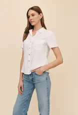 Bella Dahl Short Slv. Pkt. Button Down