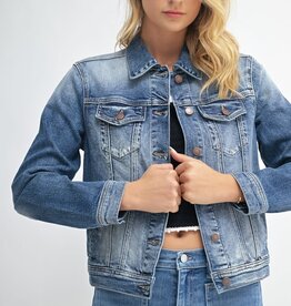 Just Black Denim Western Denim Jacket