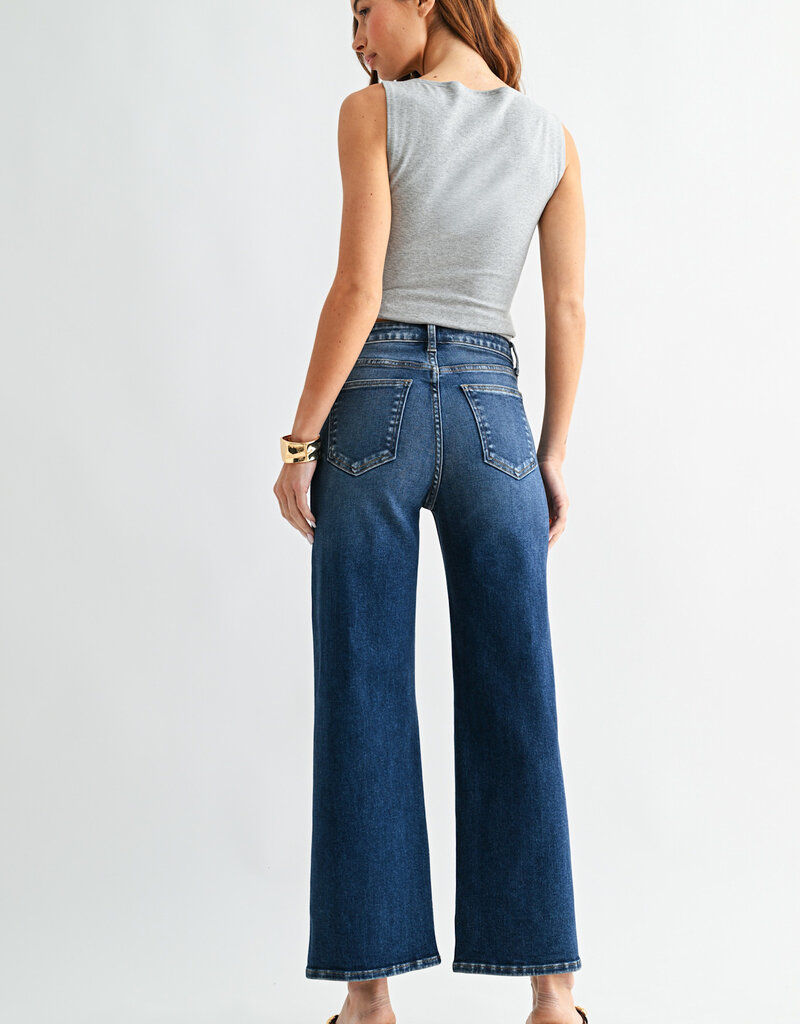 Just Black Denim HR Wide Leg Jean