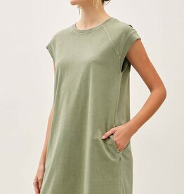 Scout Olive Jersey Dress