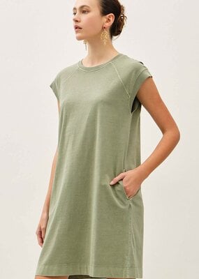 Scout Olive Jersey Dress
