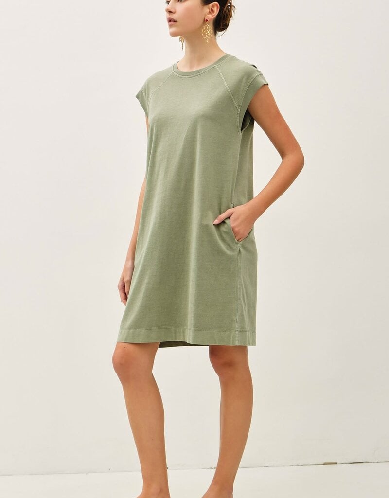 Scout Olive Jersey Dress