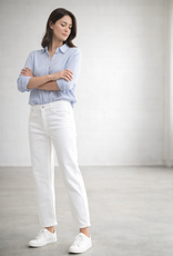 Just Black Denim Mid Rise Stretch Bow Boyfriend