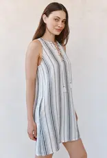 Bella Dahl Lace Up Mini Dress