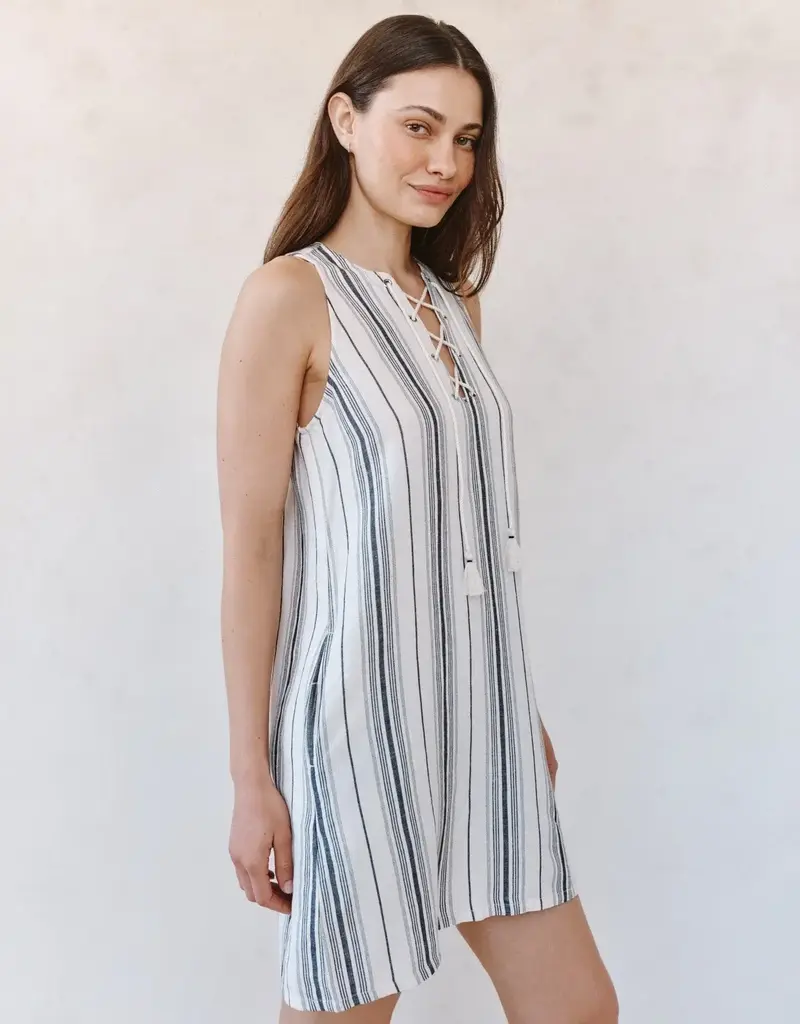 Bella Dahl Lace Up Mini Dress
