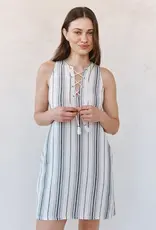 Bella Dahl Lace Up Mini Dress