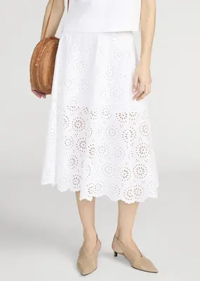Frame Solstice Eyelet Skirt