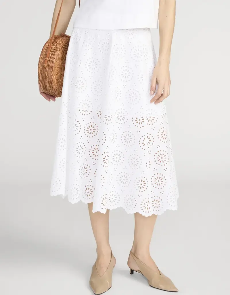 Frame Solstice Eyelet Skirt