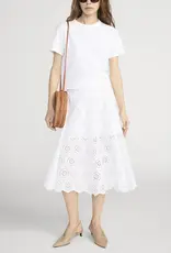 Frame Solstice Eyelet Skirt