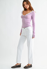 Just Black Denim Stretchy Straight Jean