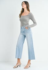 Just Black Denim Scissor Cut Jean