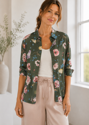 Oui Floral Blouse