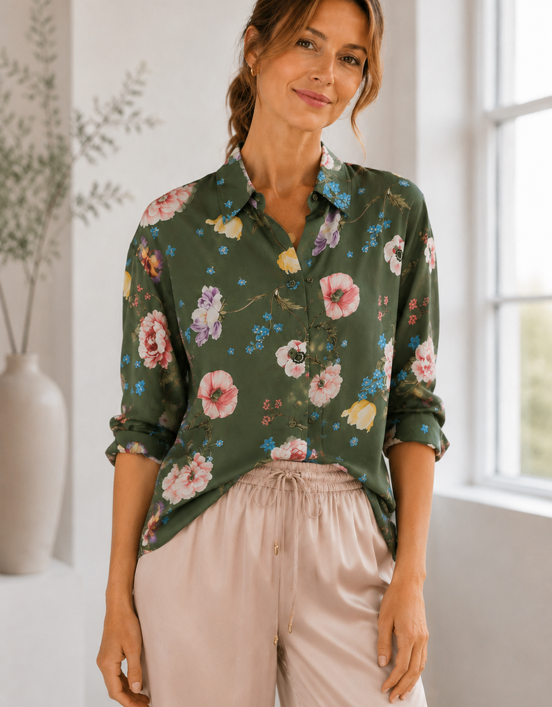 Oui Floral Blouse
