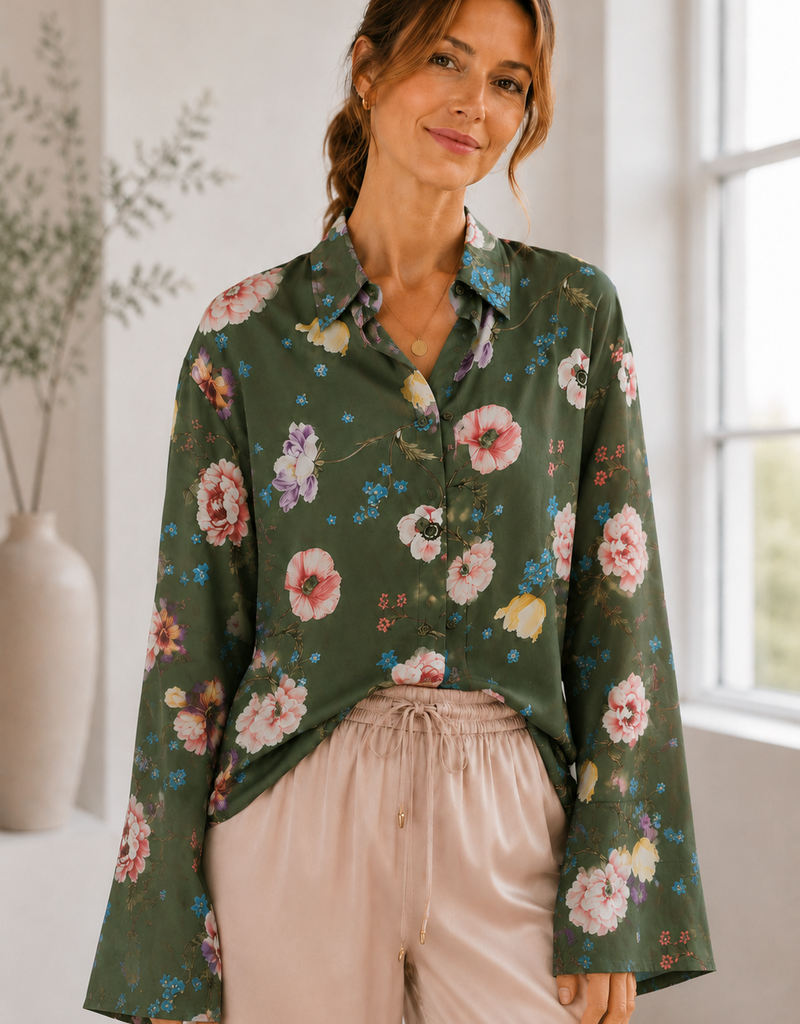 Oui Floral Blouse