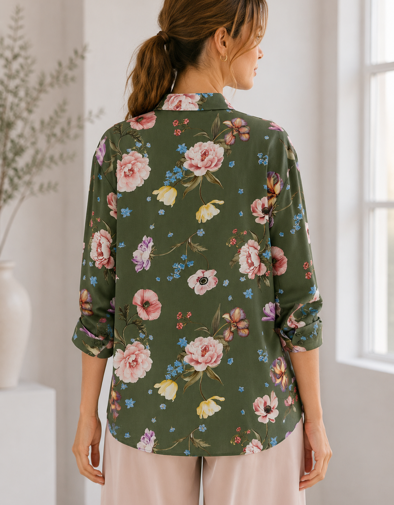 Oui Floral Blouse