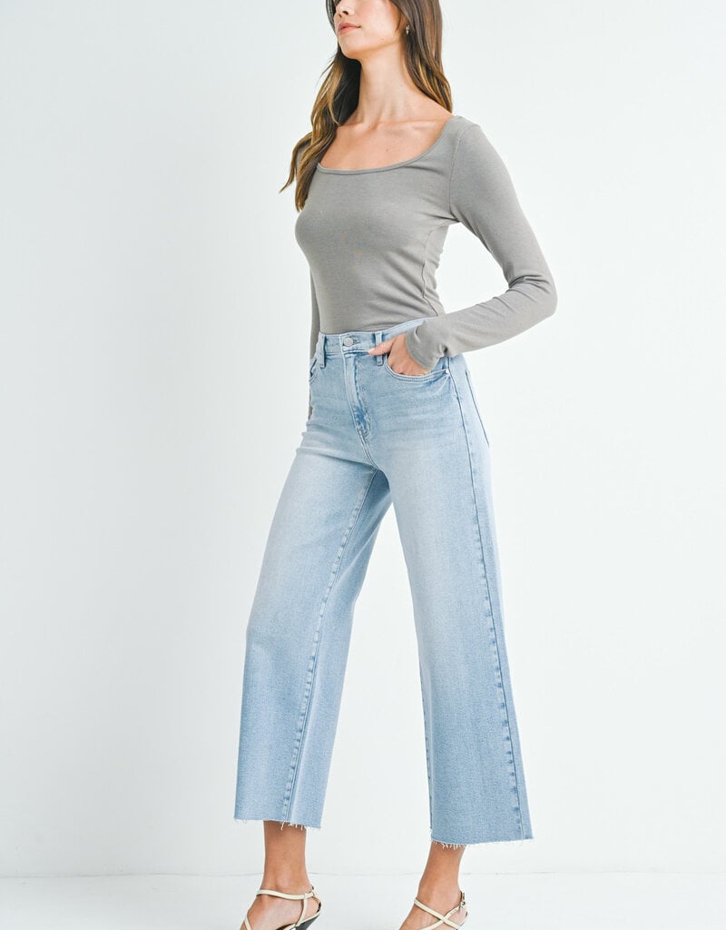 Just Black Denim Scissor Cut Jean