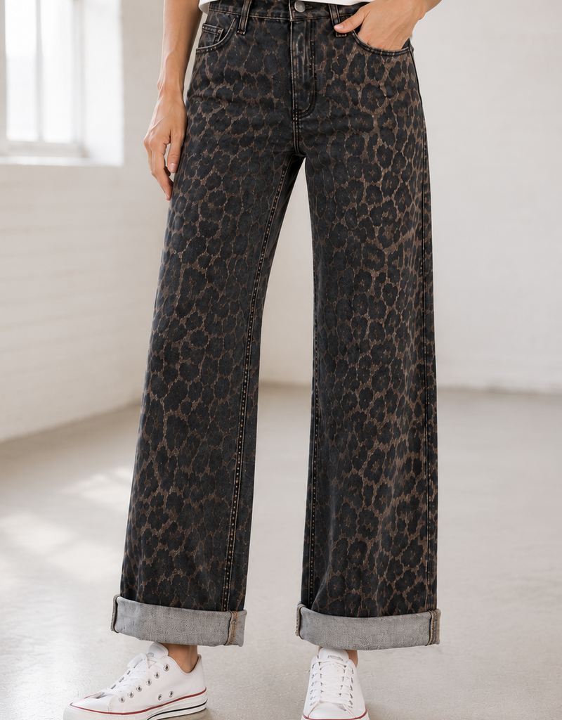 Flying Monkey Leopard Denim