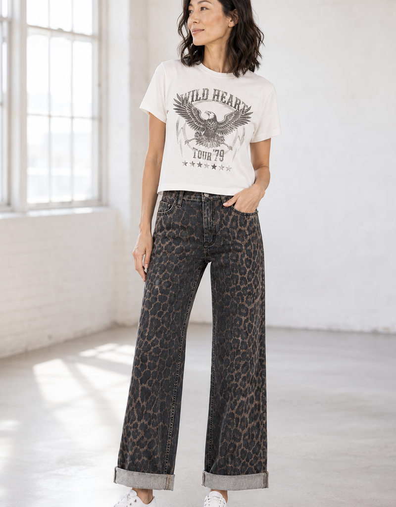 Flying Monkey Leopard Denim