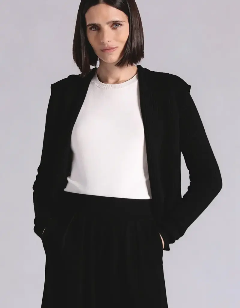 Minnie Rose Shaker Hooded Flyaway Cardigan