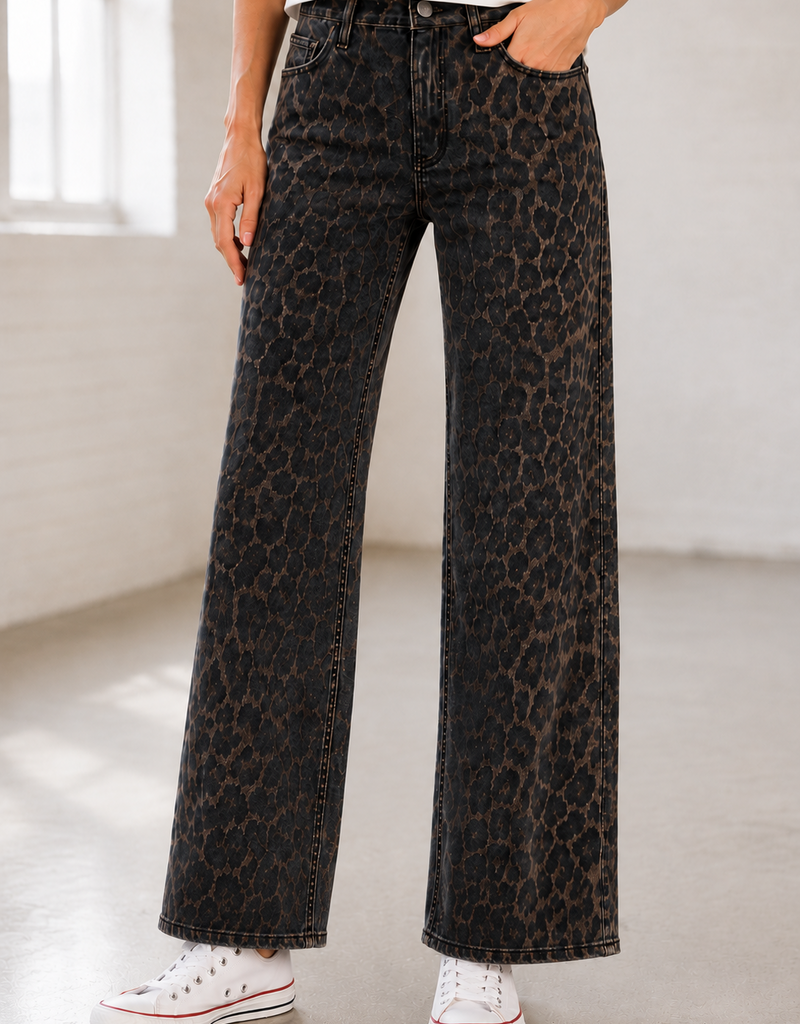 Flying Monkey Leopard Denim