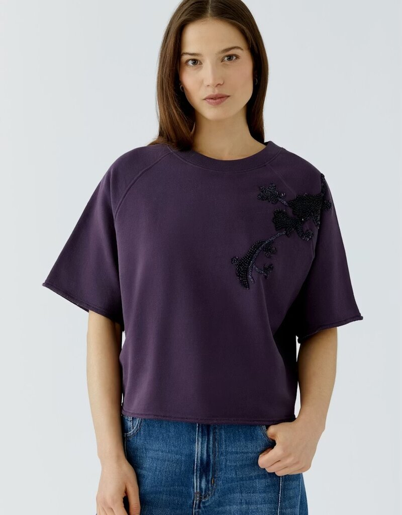 Oui Beaded Sweatshirt