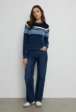 Autumn Cashmere Stripe Scallop Shaker