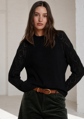 Autumn Cashmere Pointelle Raglan