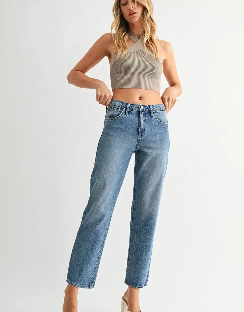Just Black Denim Easy Straight Jean
