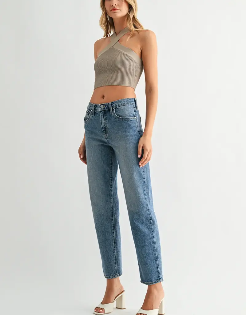 Just Black Denim Easy Straight Jean