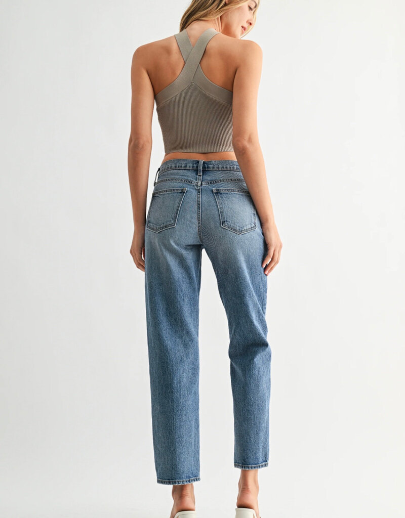 Just Black Denim Easy Straight Jean