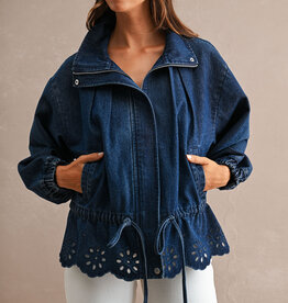 Scout Eyelet Denim Jacket
