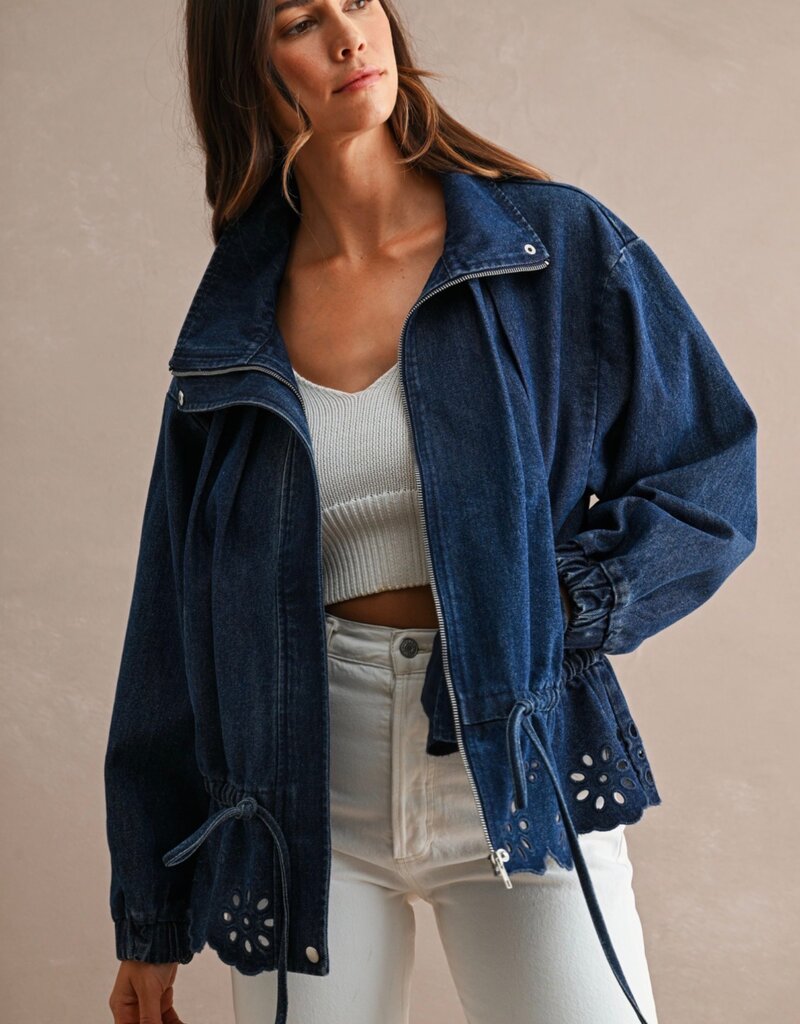 Scout Eyelet Denim Jacket