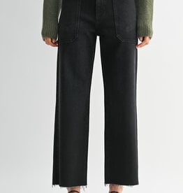 Just Black Denim High Rise Utility Wide Leg