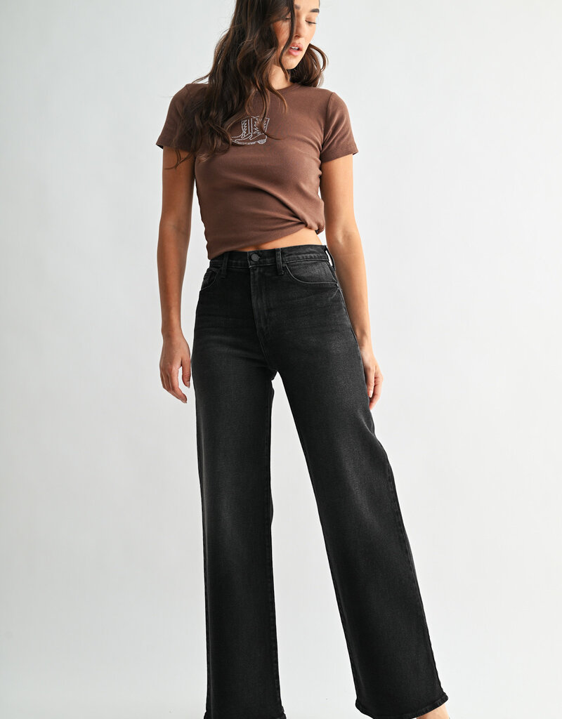 Just Black Denim Palazzo Jean