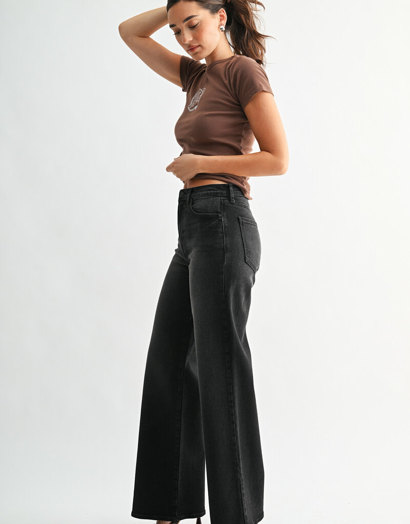 Just Black Denim Palazzo Jean