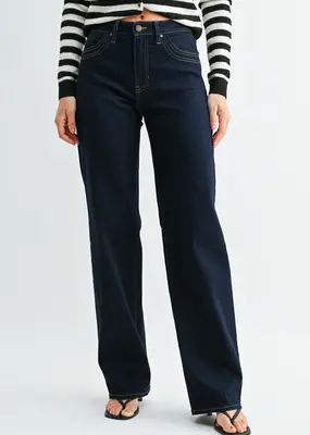 Just Black Denim Double Pocket Wide Leg